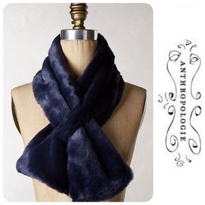 🆕Anthropologie🌷Faux Fur Scarf Ascot